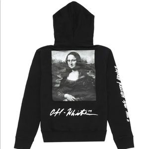 OFF-WHITE Monalisa Graphic Print Hoodie
